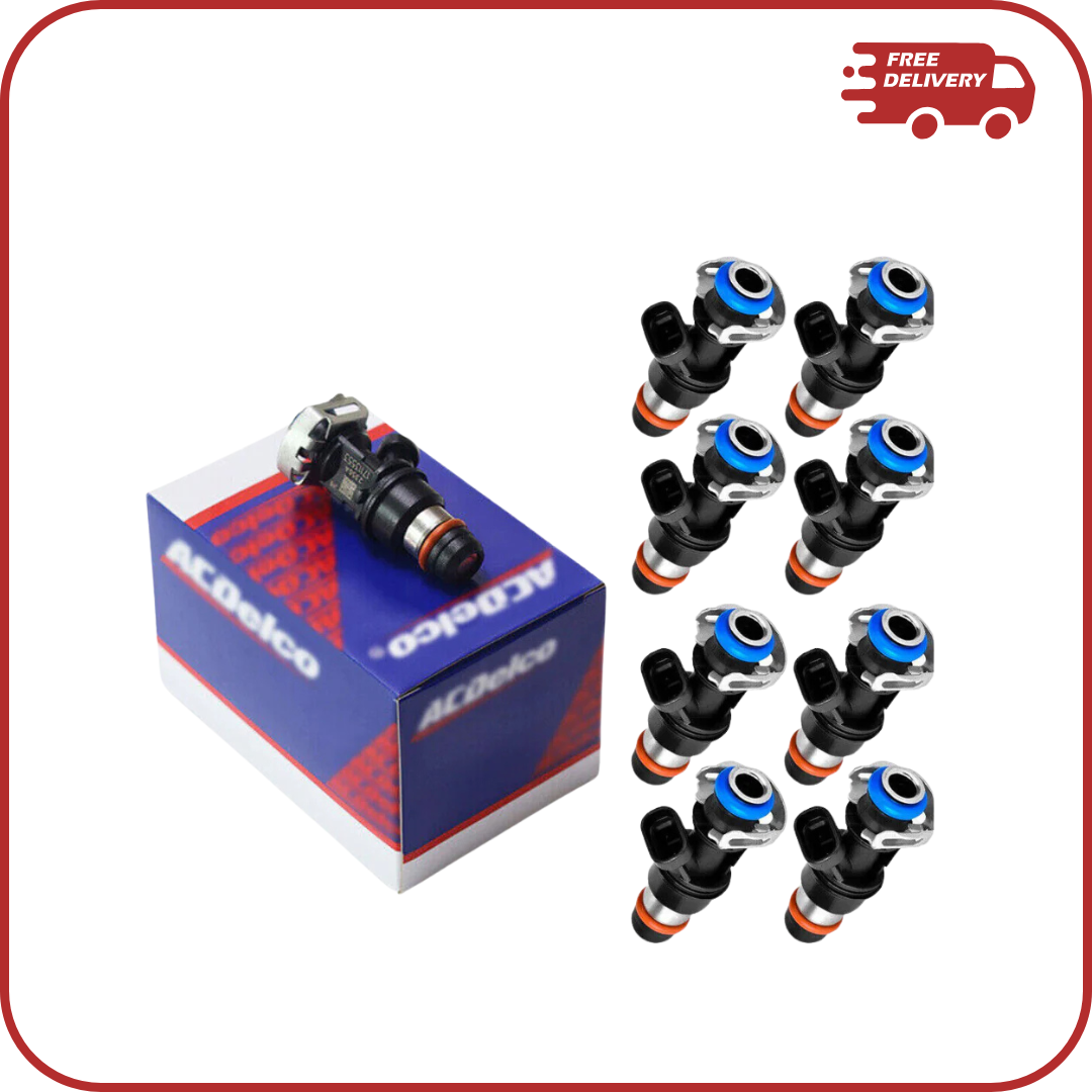 8x ACDelco 25317628 Fuel Injectors – For 4.8L, 5.3L, 6.0L V8 Engines ...