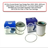Mopar Fuel Filters 68157291AA & 68436631AA