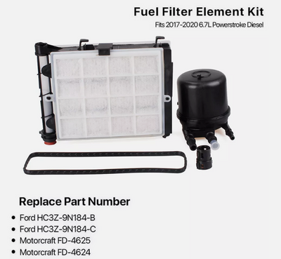 Powerstroke Fuel Filter Element Fit